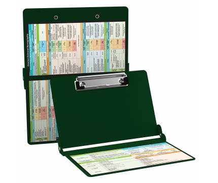 WhiteCoat Clipboard® - Green Ovarian/Adnexal Sonography Edition